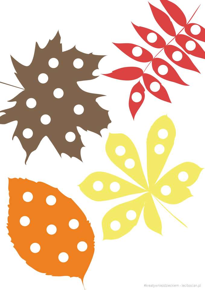 liście jesień puzzle online ze zdjęcia