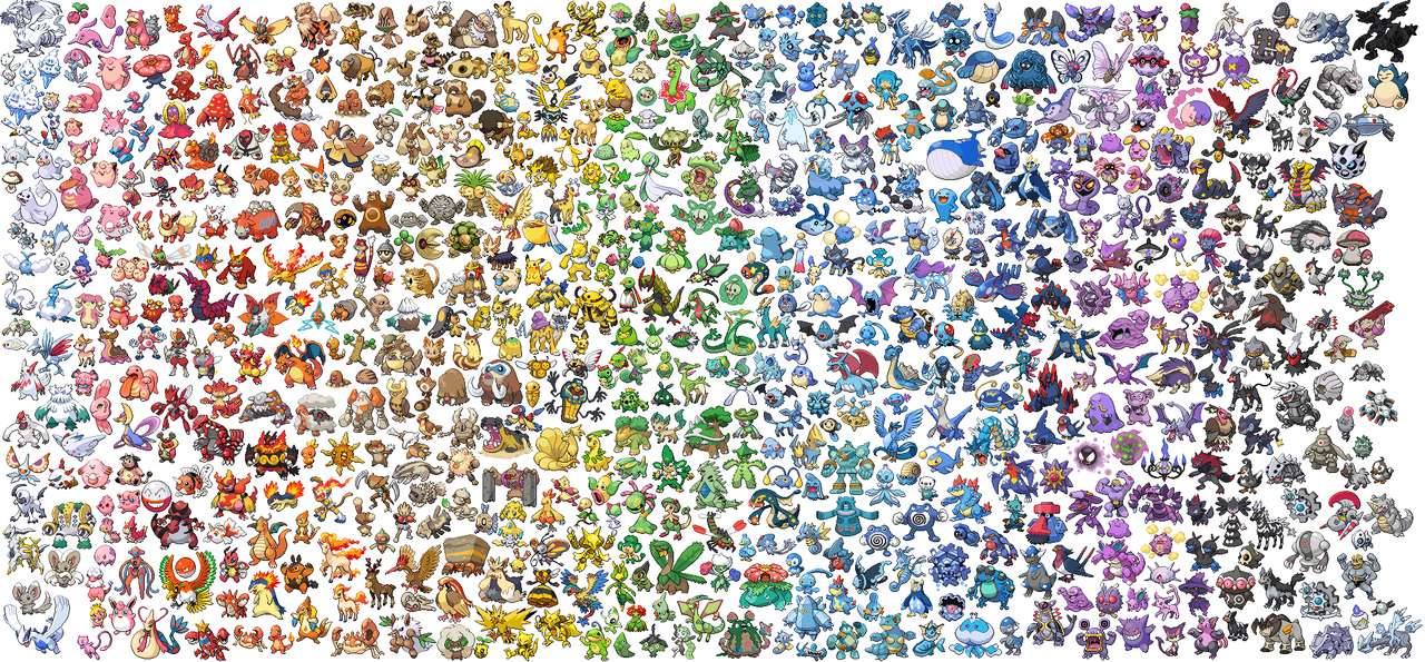 Beaucoup z Pokémonów puzzle online ze zdjęcia