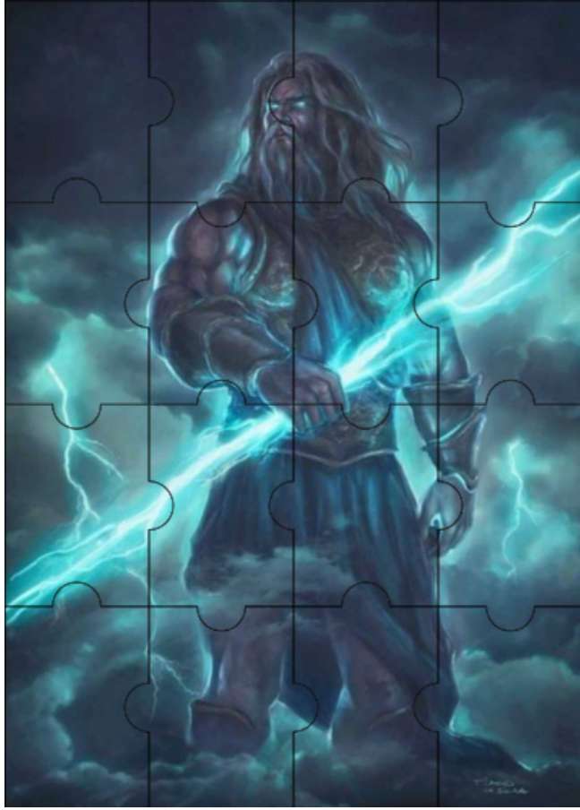 Mitologia grecka Zeusa puzzle online ze zdjęcia
