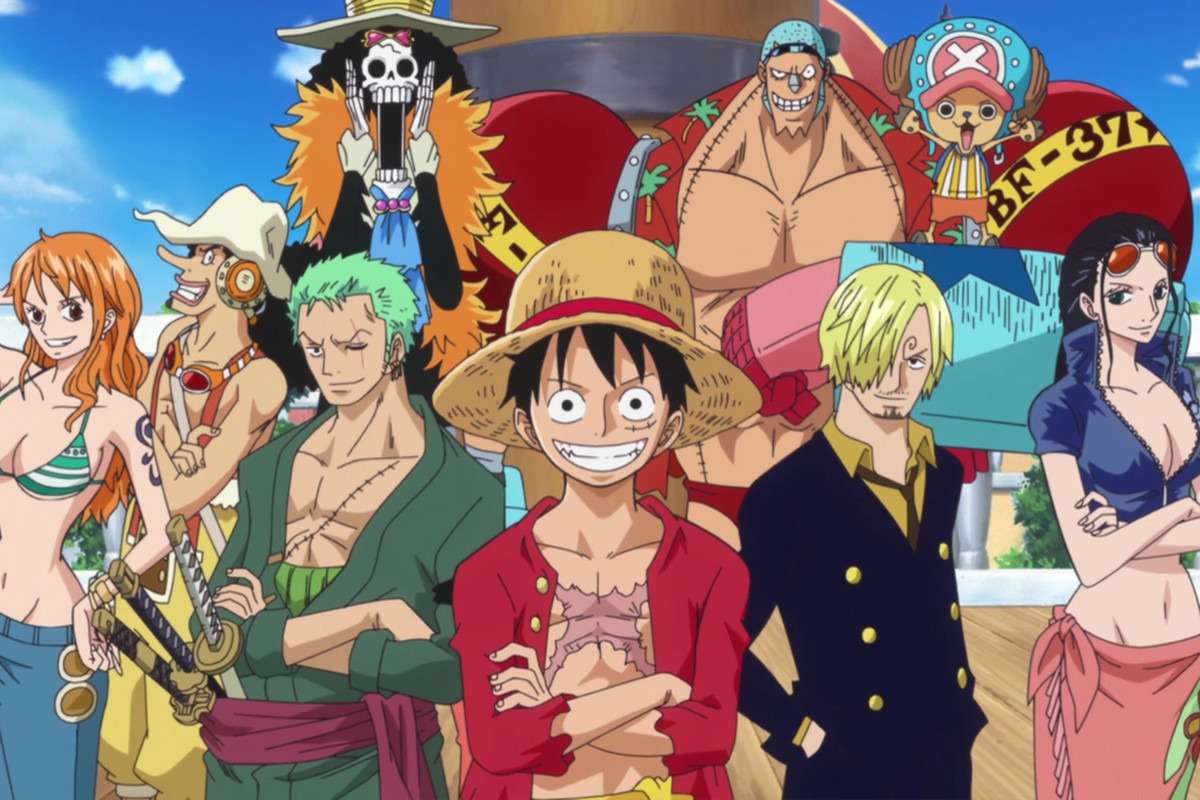 One Piece crew puzzle online ze zdjęcia