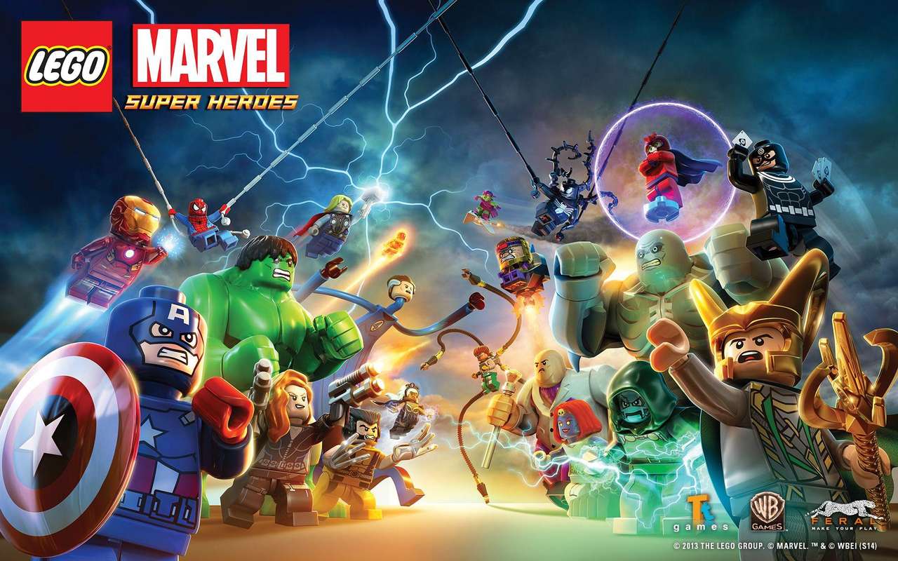 Lego Marvel Superbohaterowie puzzle online ze zdjęcia
