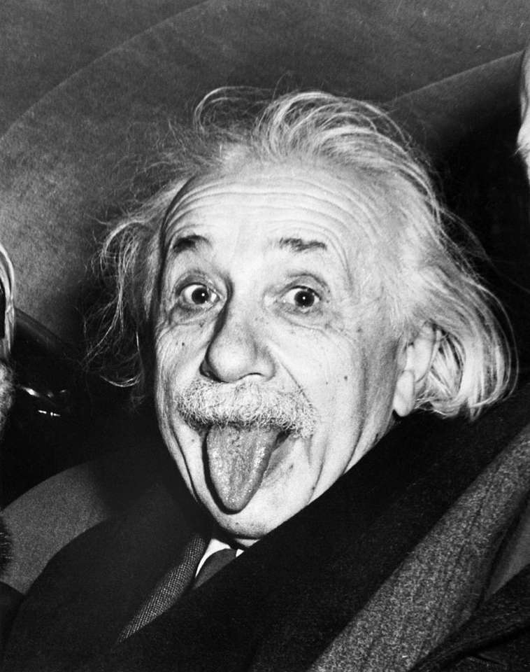 Albert Einstein puzzle online ze zdjęcia