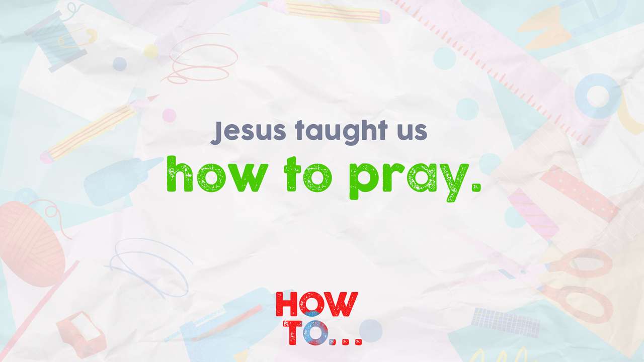 Jezus nauczył nas modlić się puzzle online ze zdjęcia