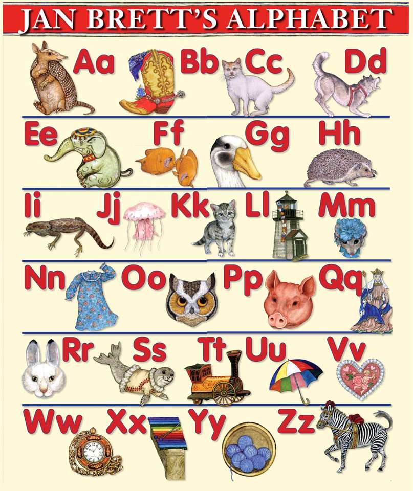 Alfabet puzzle online ze zdjęcia