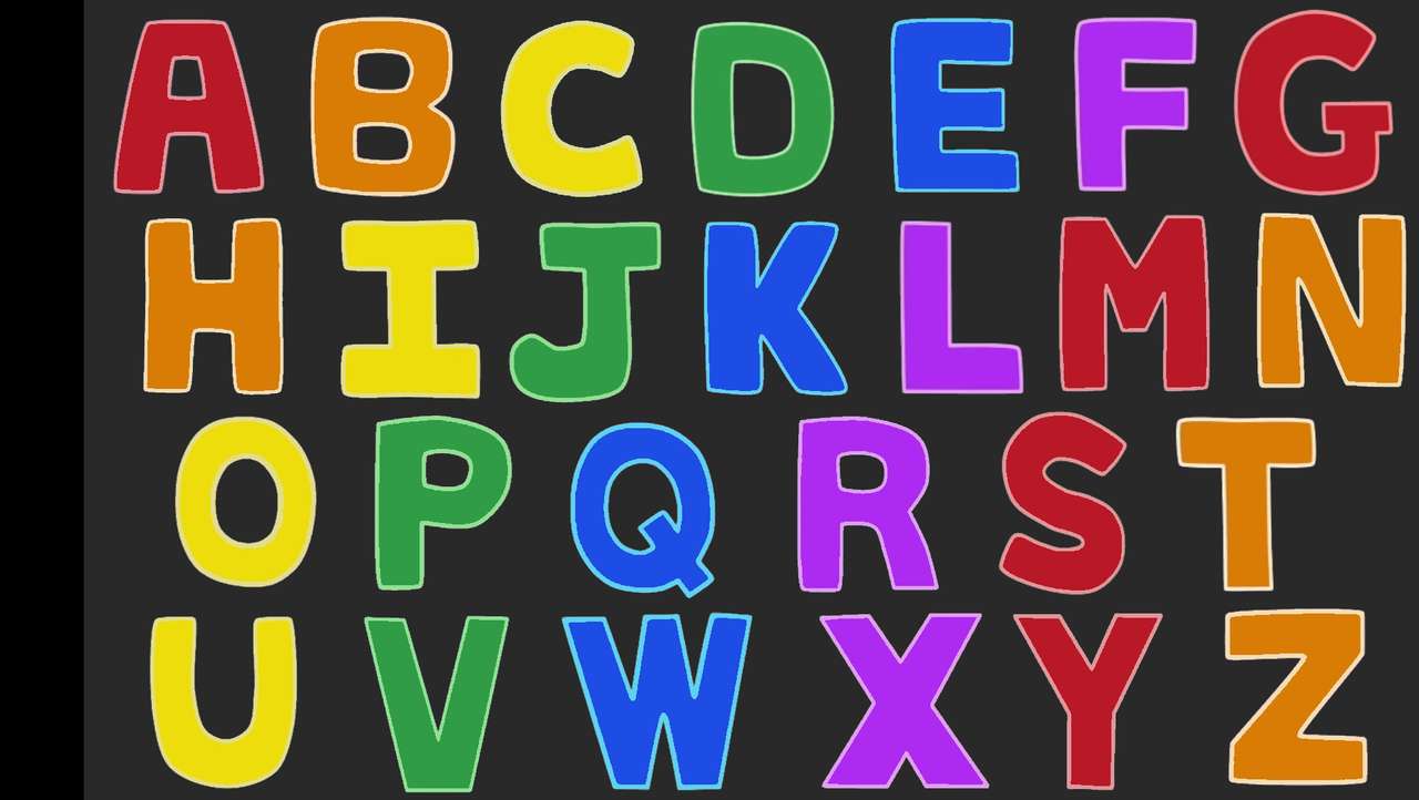 alfabet puzzle ze zdjęcia