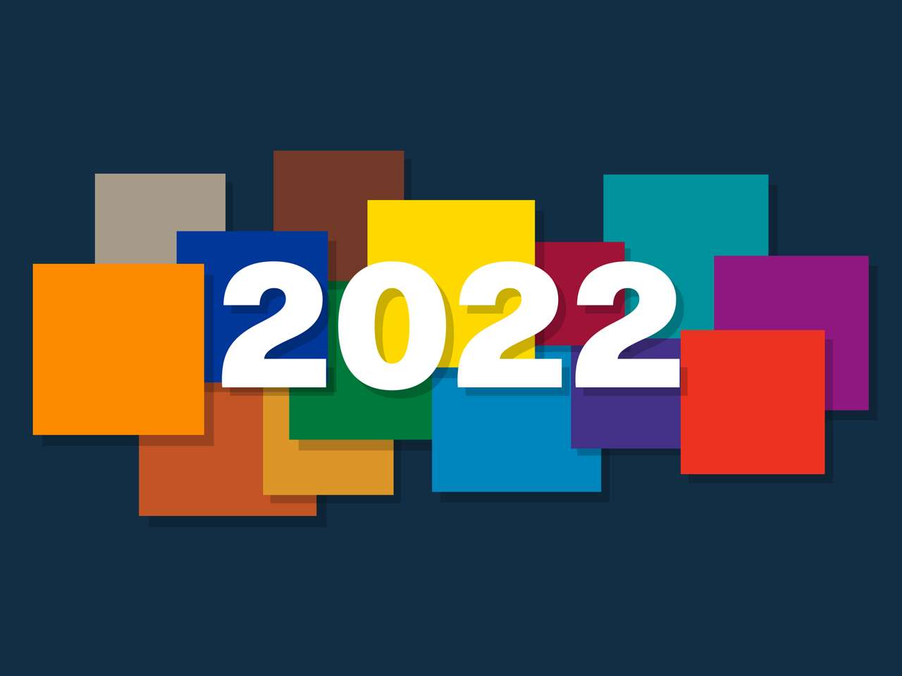 Klipart 2022 puzzle online ze zdjęcia