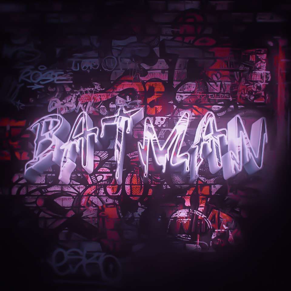 logo Batmana puzzle online ze zdjęcia
