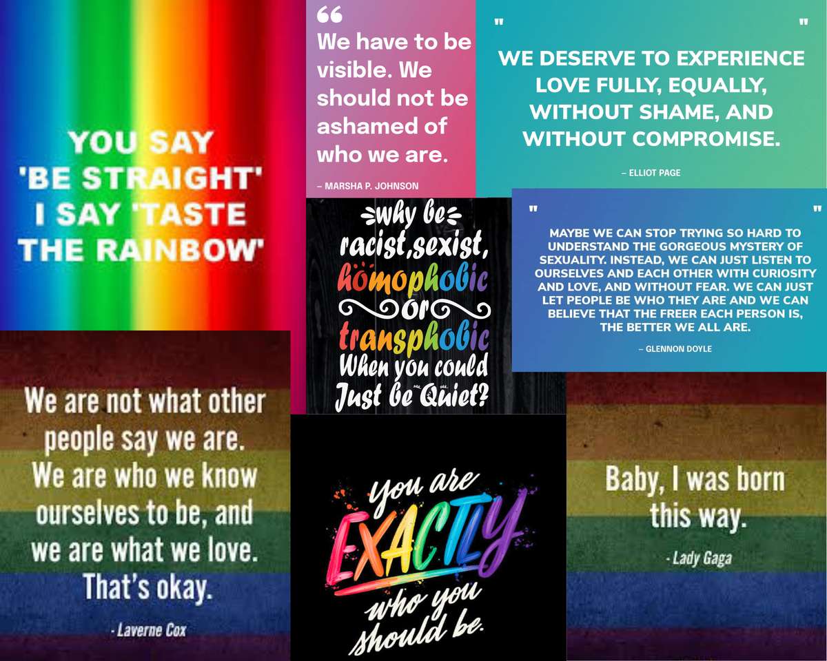 CYTATY LGBTQ+ puzzle online ze zdjęcia