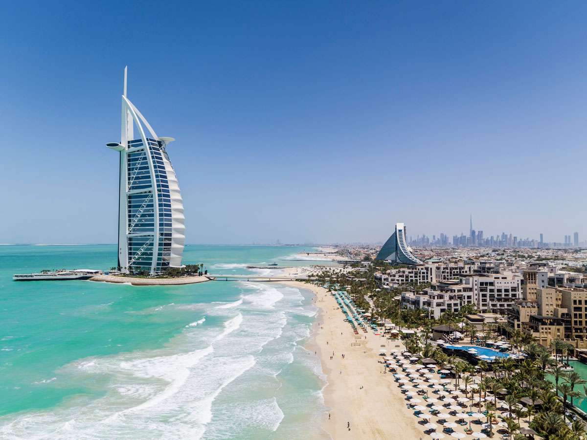 Turystyka w Dubaju puzzle online ze zdjęcia