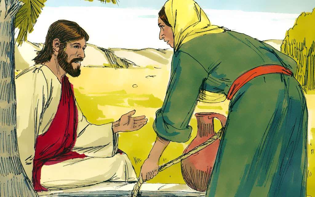 Samarytanki i Jezus puzzle online