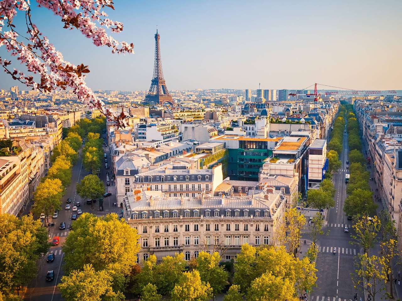 Krajobraz Paryża puzzle online ze zdjęcia