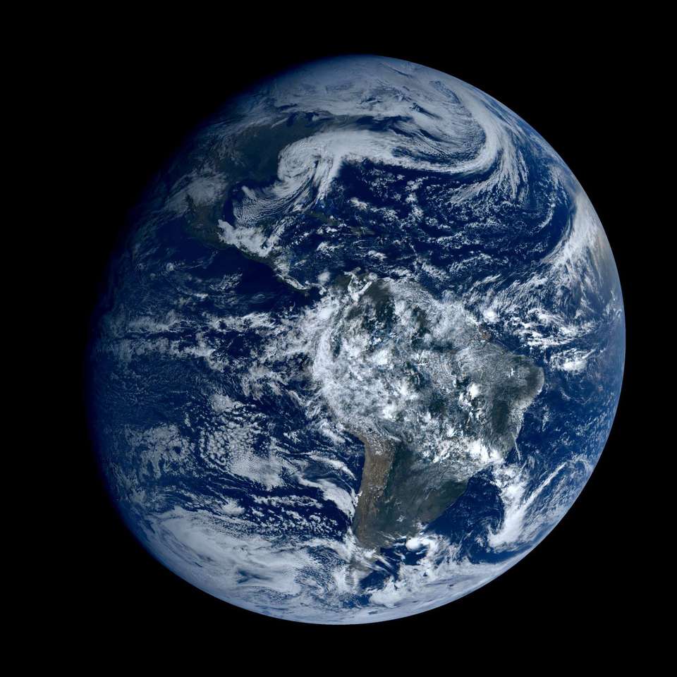 Ziemia z daleka puzzle online ze zdjęcia