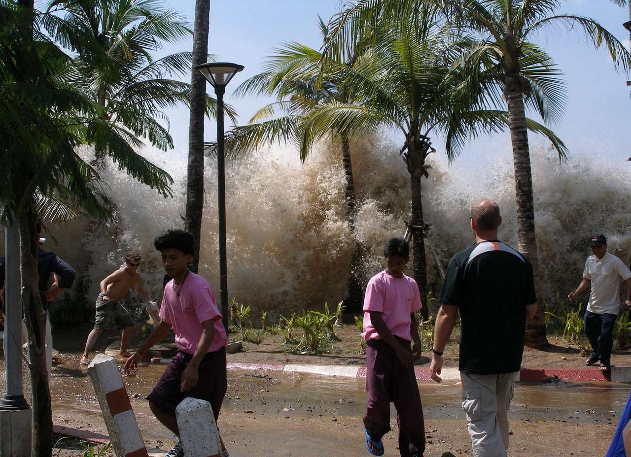 Tsunami w Tajlandii puzzle online