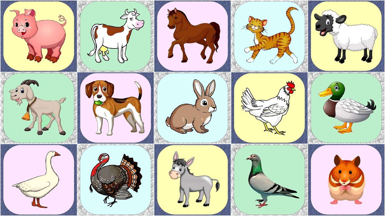 Zwierzęta puzzle online