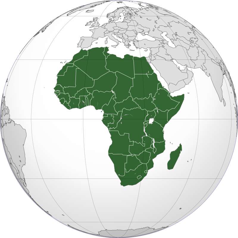 kontynent afrykański puzzle online ze zdjęcia