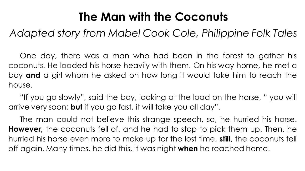 Człowiek z kokosami puzzle online