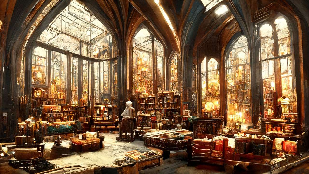 Biblioteka Hogwartu puzzle online
