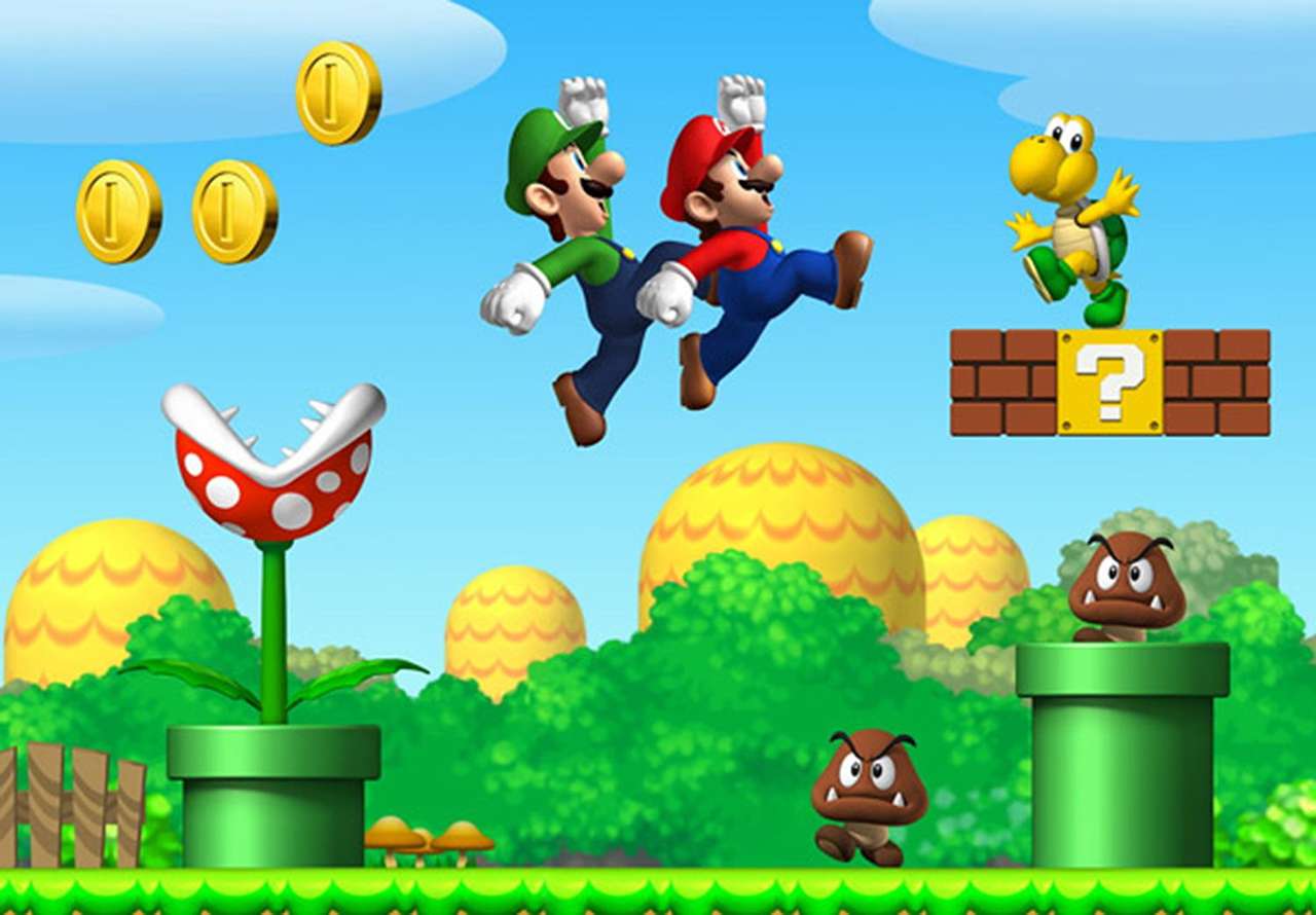 Gra Nintendo - Mario Brothers puzzle online