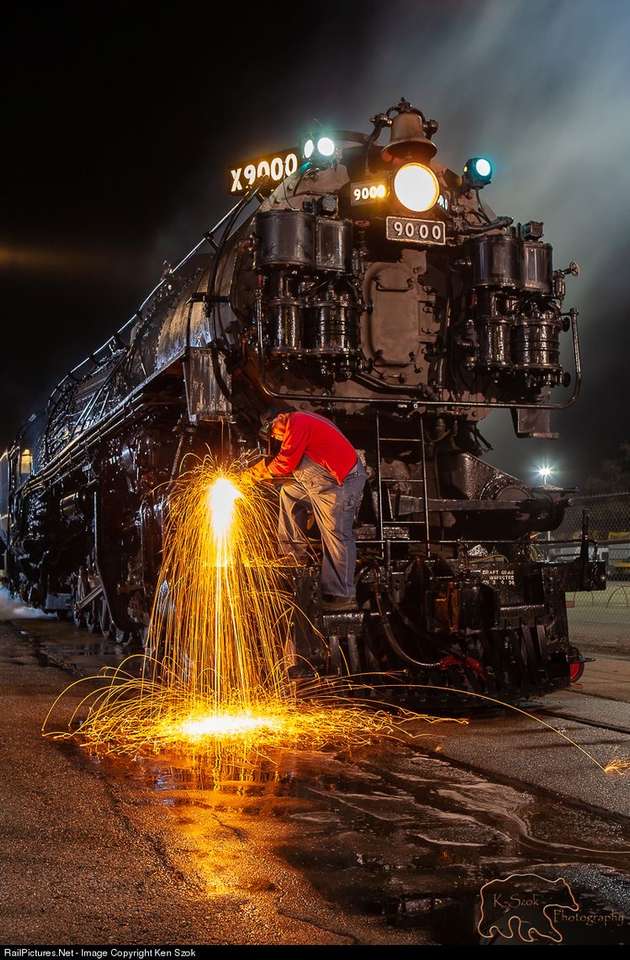 Naprawa lokomotyw parowych puzzle online