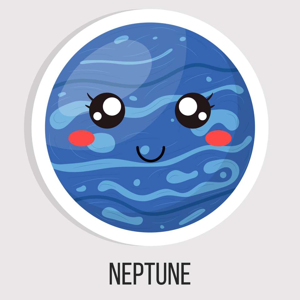 planeta Neptuna puzzle online ze zdjęcia