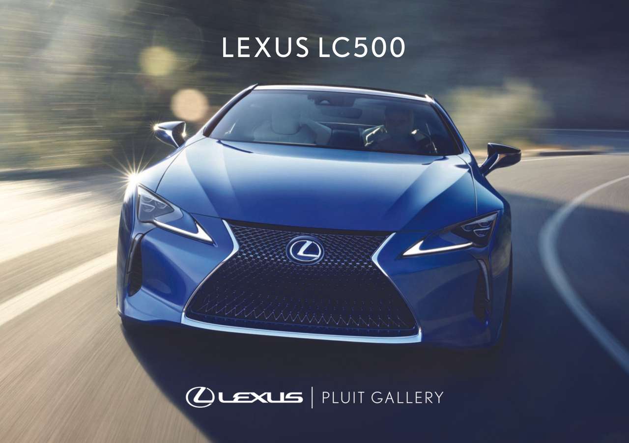 Lexusa LC500 puzzle online ze zdjęcia