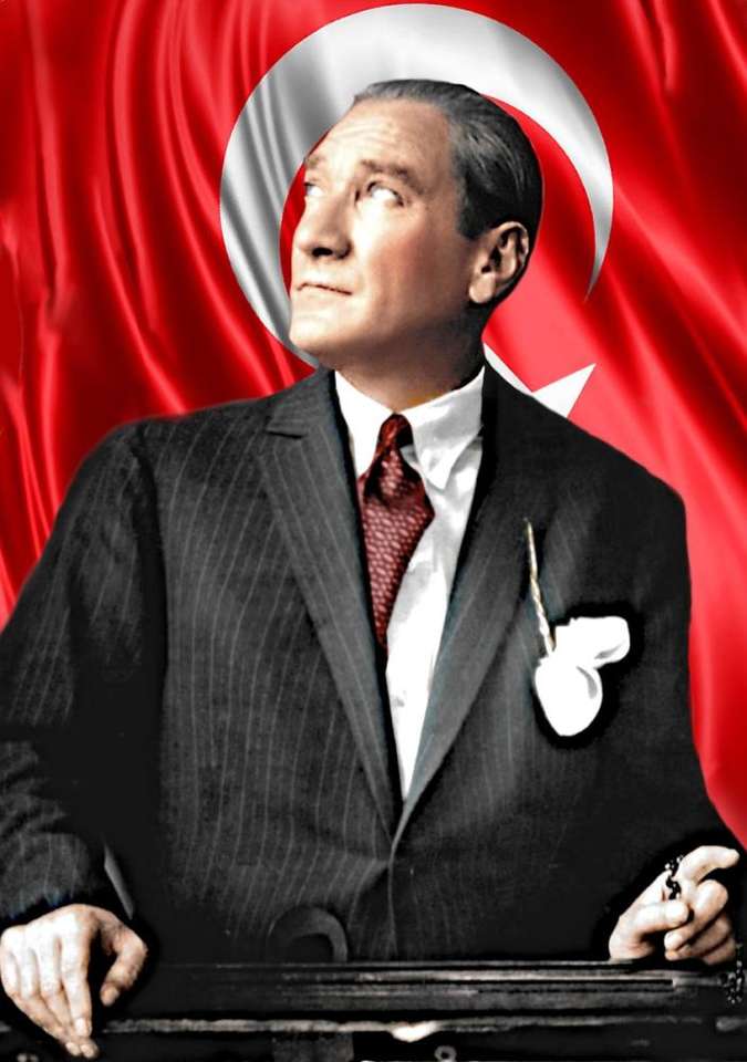 Mustafa Kemal Ataturk puzzle online ze zdjęcia