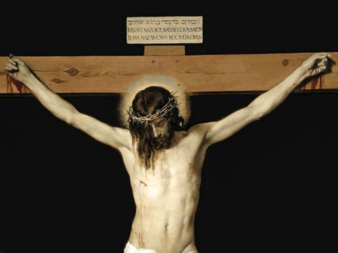 Jezus w Krzyżu puzzle online ze zdjęcia