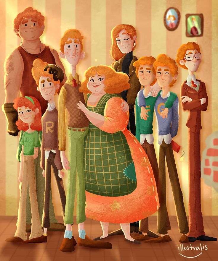 Rodzinka Weasley puzzle online