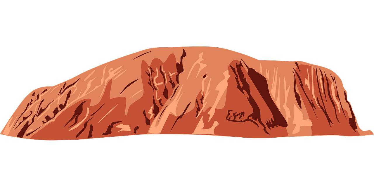 Układanka Uluru puzzle online ze zdjęcia