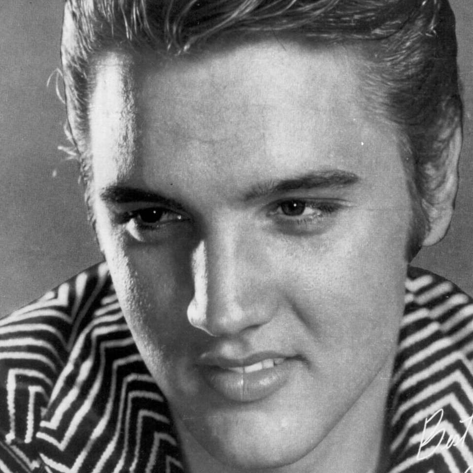 Zbliżenie na Elvisa puzzle online ze zdjęcia