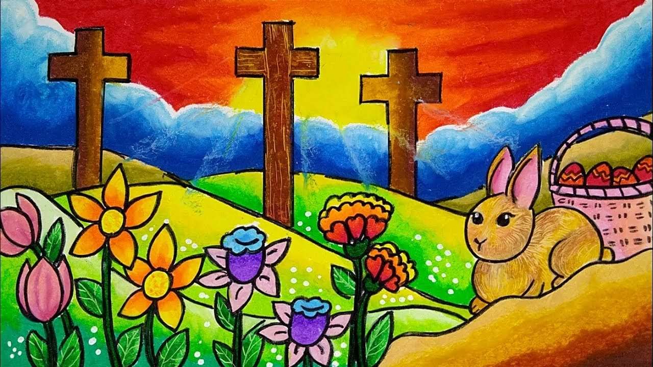 Happy Easter puzzle online ze zdjęcia
