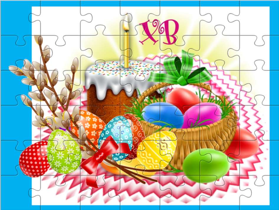 Wielkanoc puzzle online