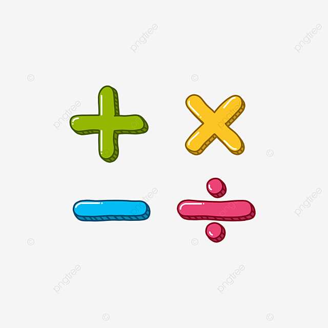 Symbole matematyczne puzzle online ze zdjęcia