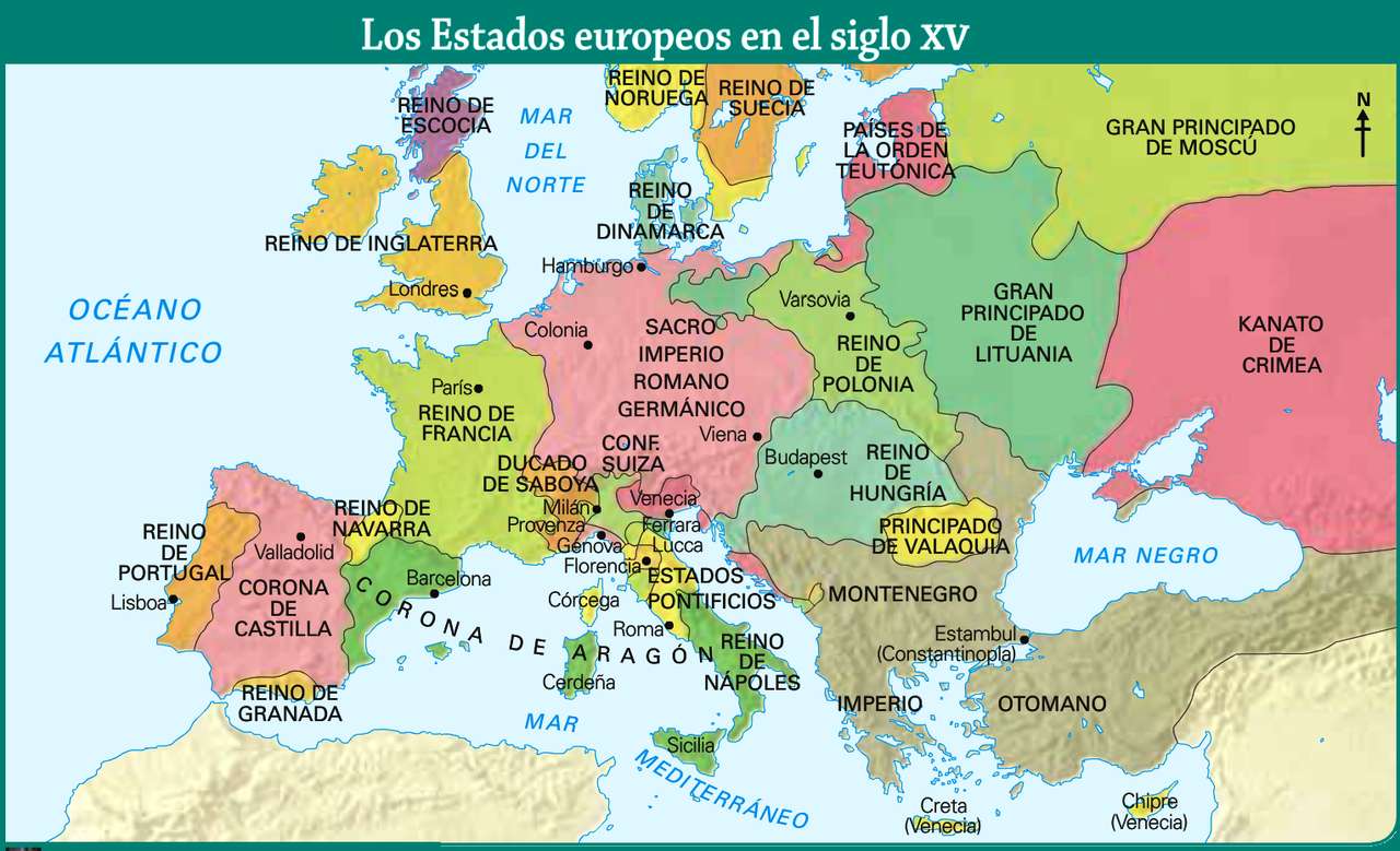 Europa w okresie renesansu puzzle online ze zdjęcia