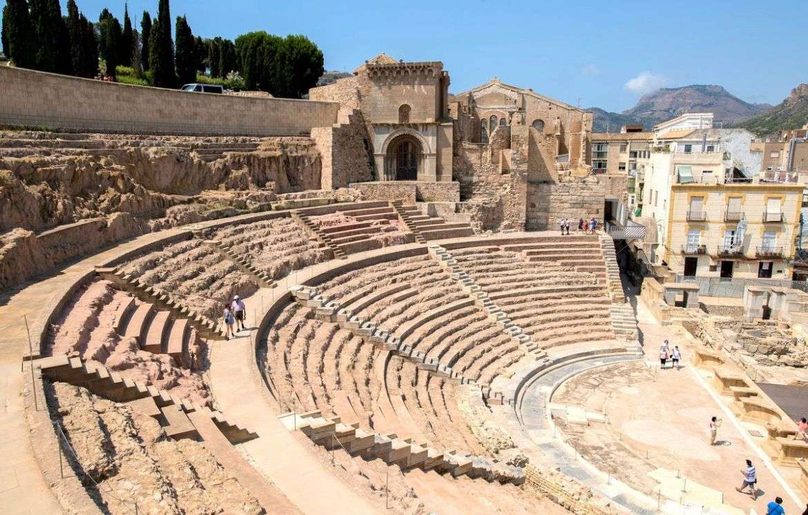 teatr rzymski puzzle online ze zdjęcia