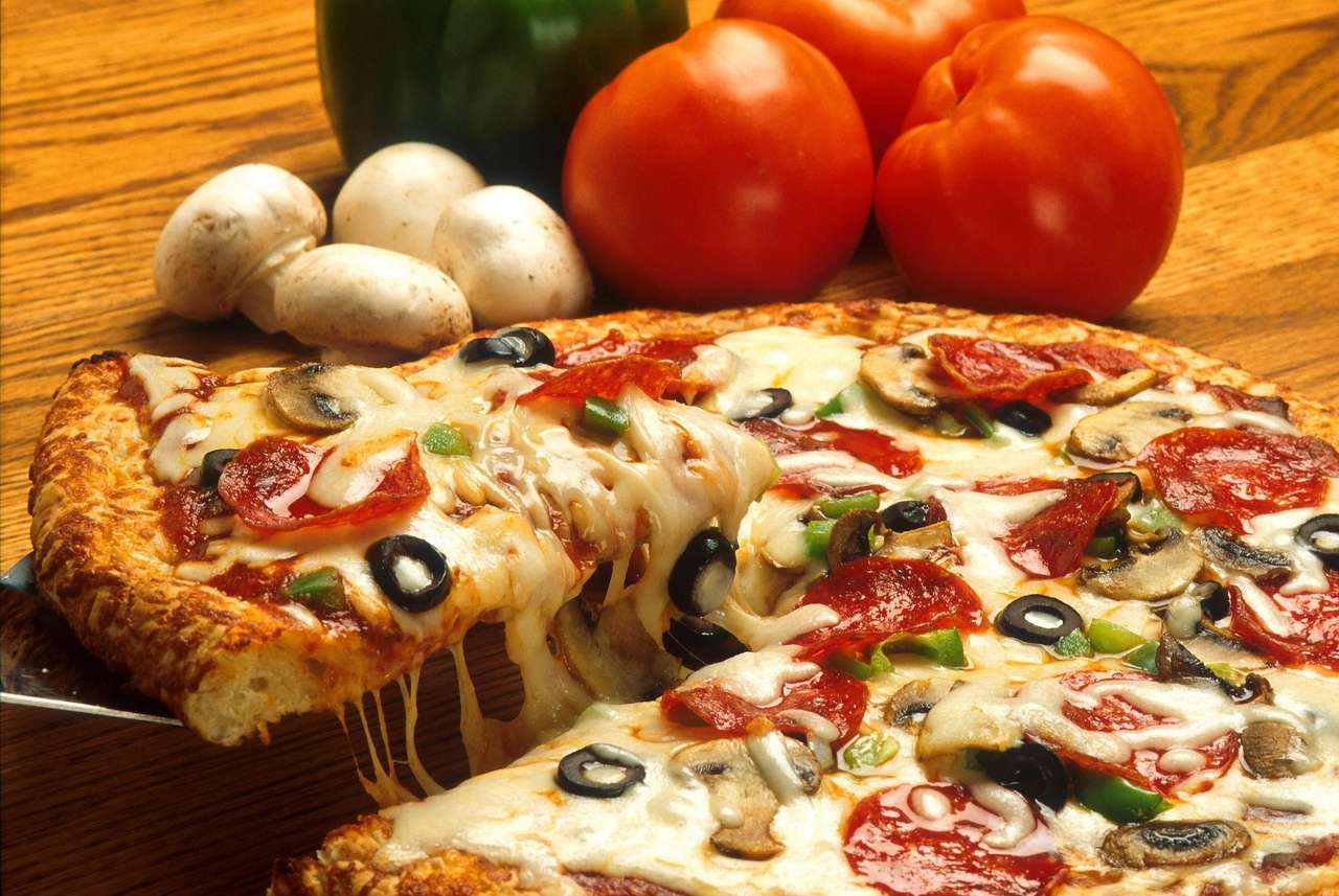 Pizza Pepperoni puzzle online ze zdjęcia