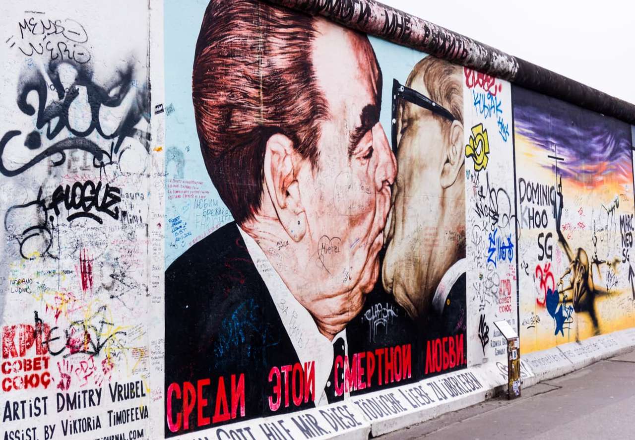 Mur Berliński puzzle online ze zdjęcia
