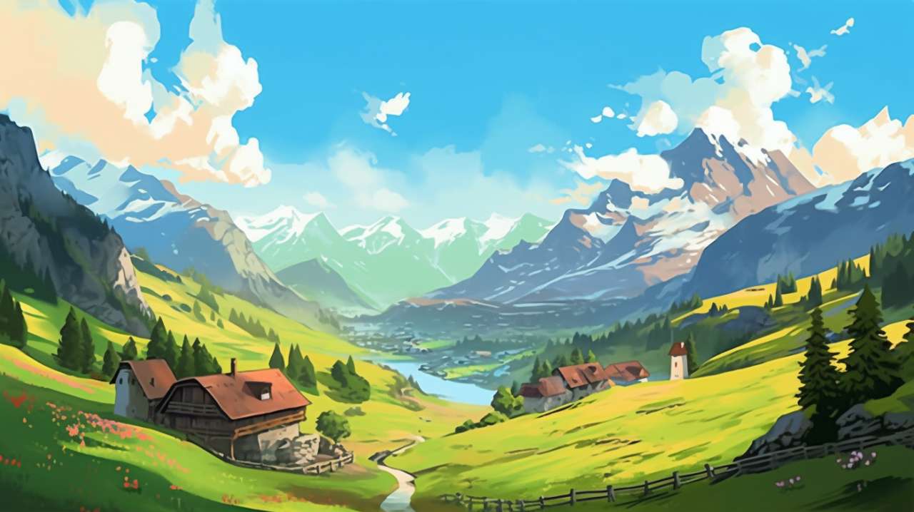 Szwajcaria puzzle online