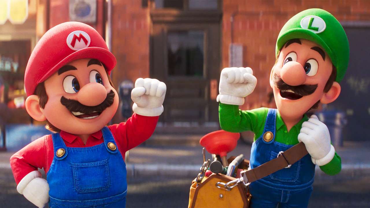 Puzzle z filmu Mario puzzle online ze zdjęcia