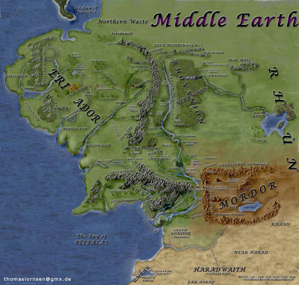 map_of_middle_earth puzzle online