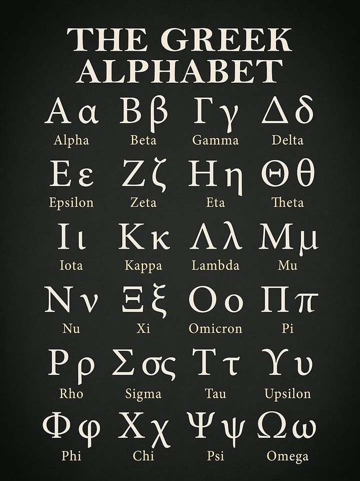 grecki alfabet puzzle online