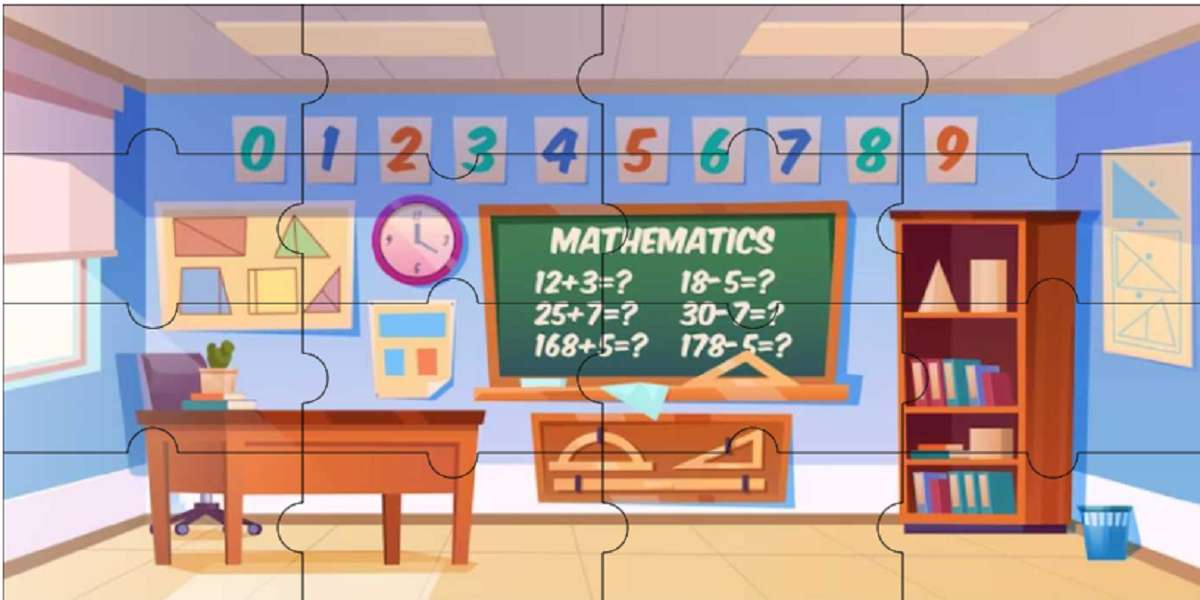 Klasa matematyczna puzzle online ze zdjęcia