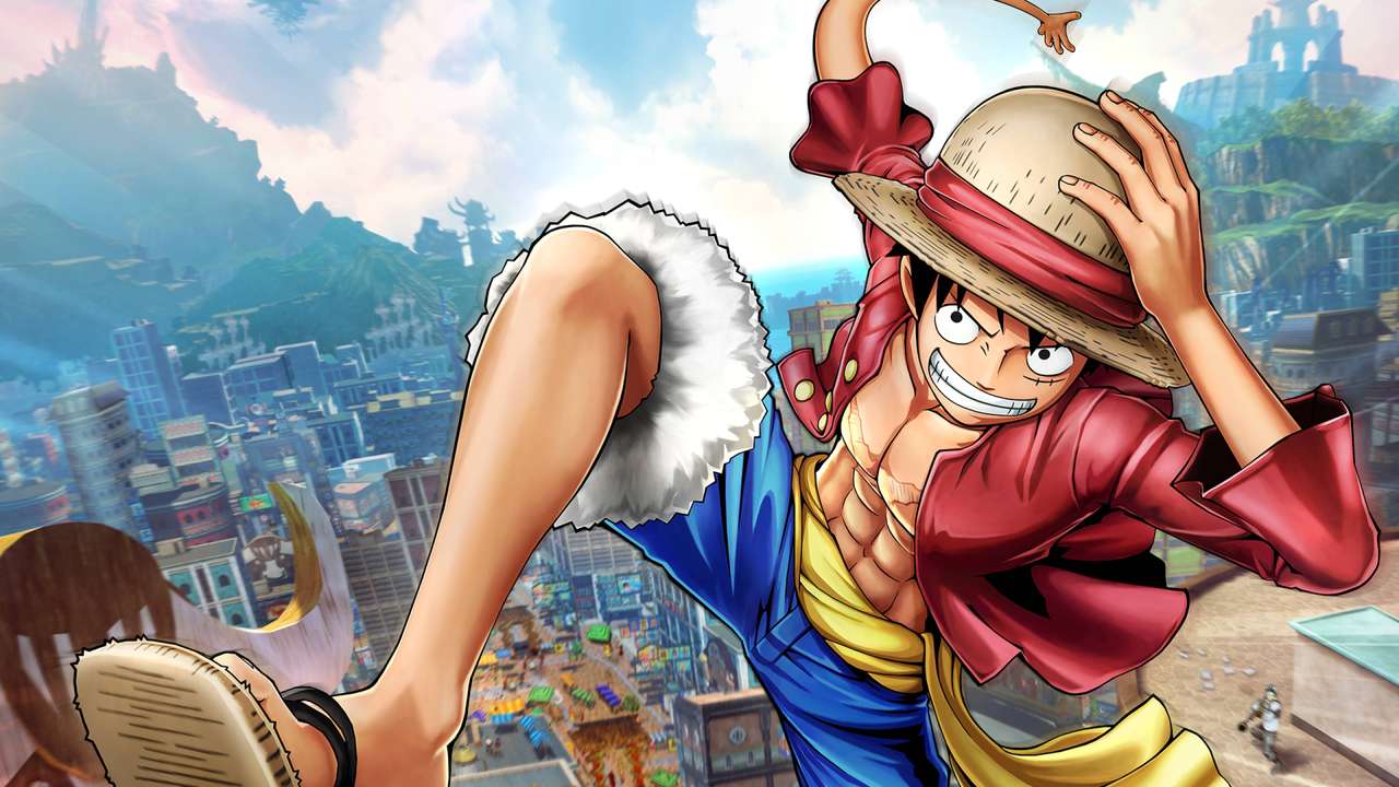 Luffy'ego z Onepiece puzzle online ze zdjęcia