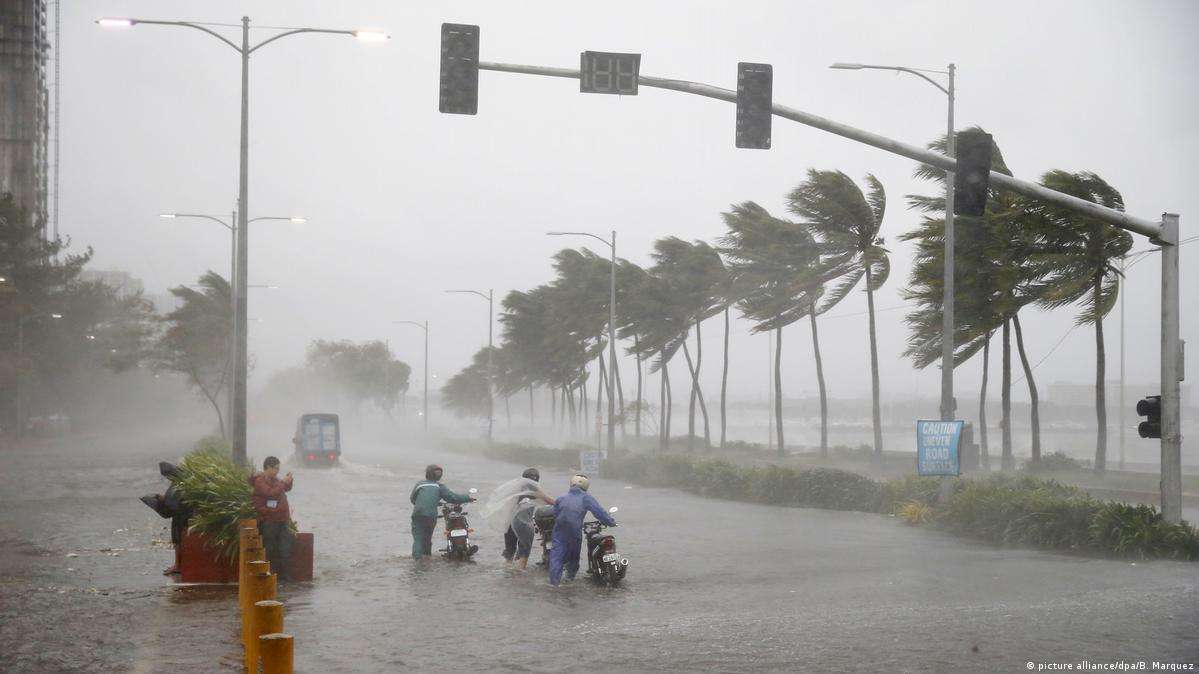 Zmiany pogody, gdy pojawia się tajfun puzzle online