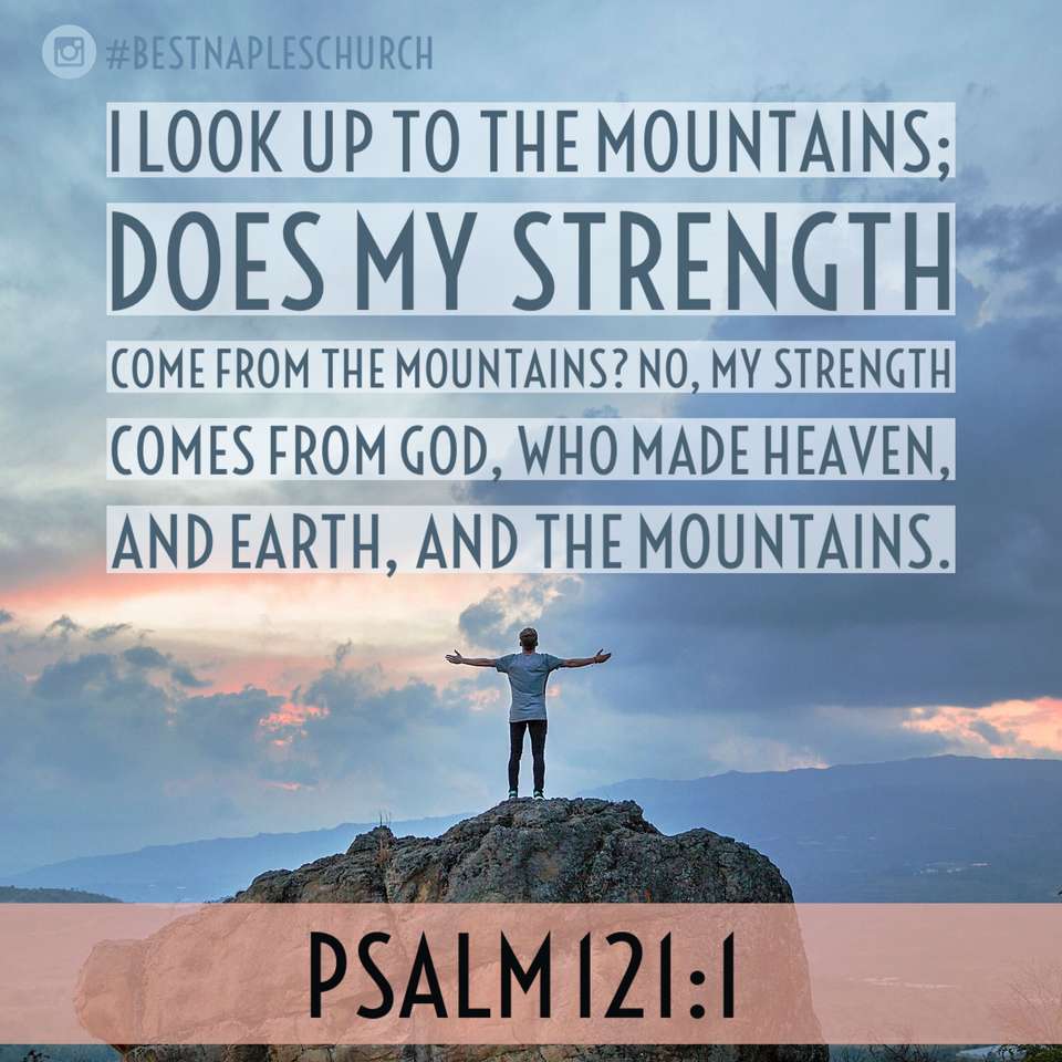 Psalm 121: 1 puzzle online ze zdjęcia