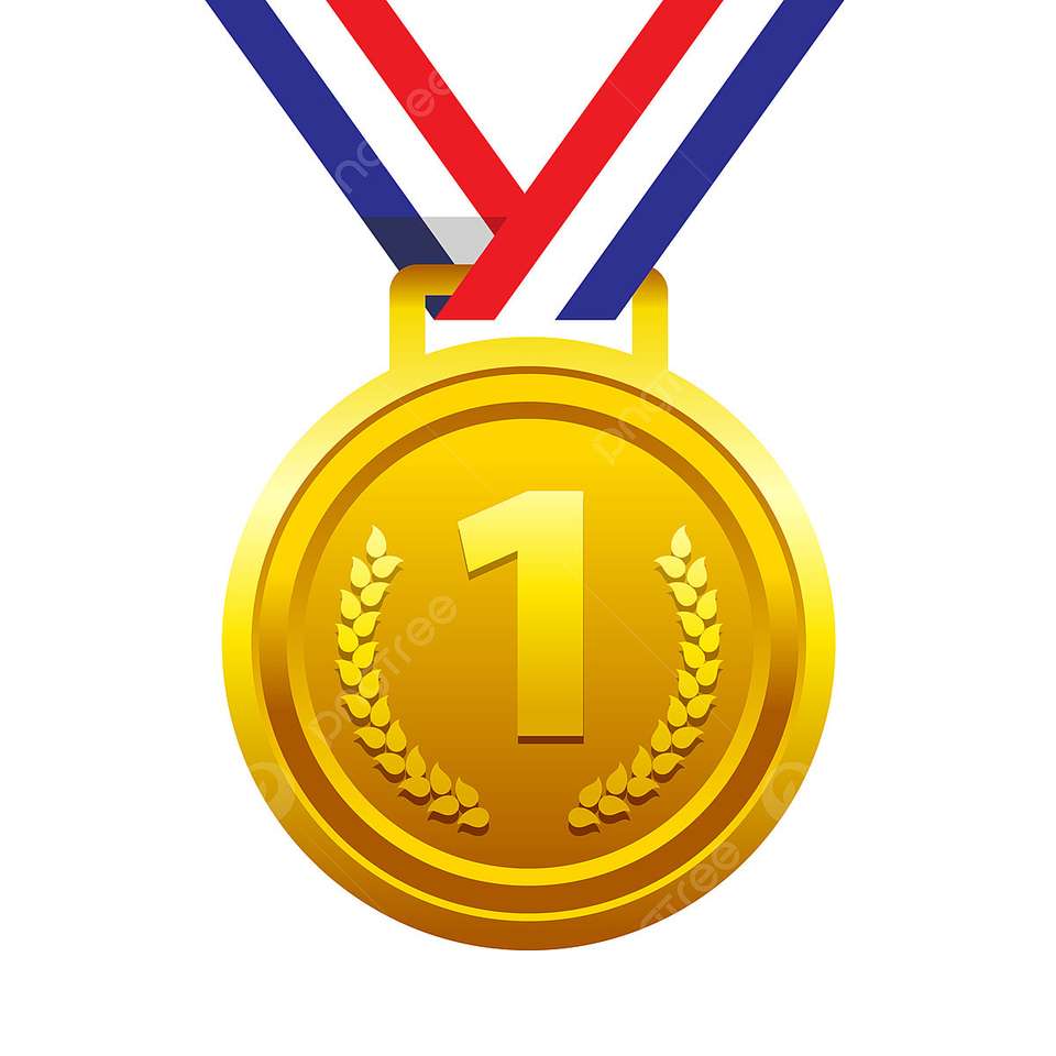 Medal zwycięzcy puzzle online
