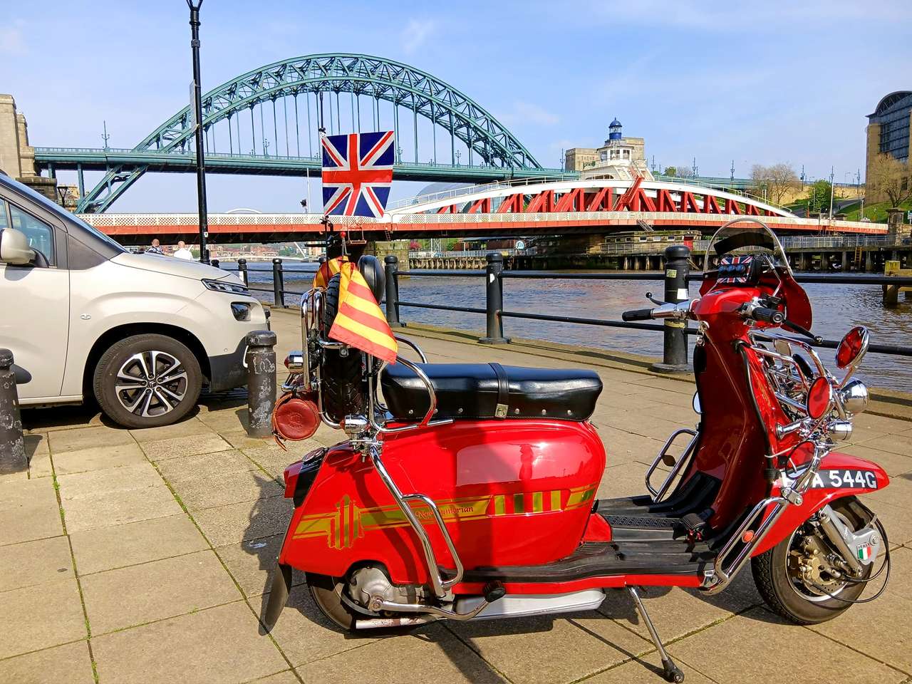 Newcastle Quayside, dzień koronacji puzzle online