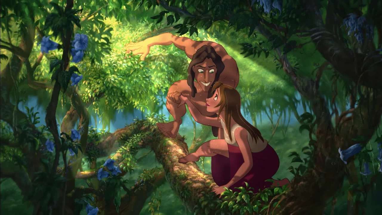 Zagadka Tarzana puzzle online ze zdjęcia