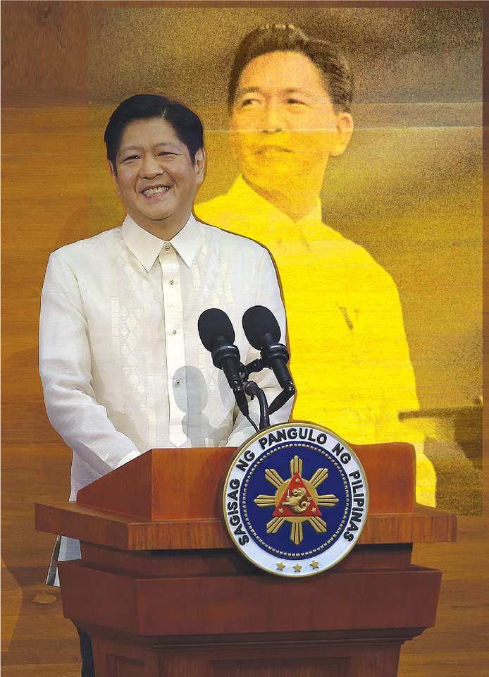 Bong Bong Marcos puzzle online ze zdjęcia