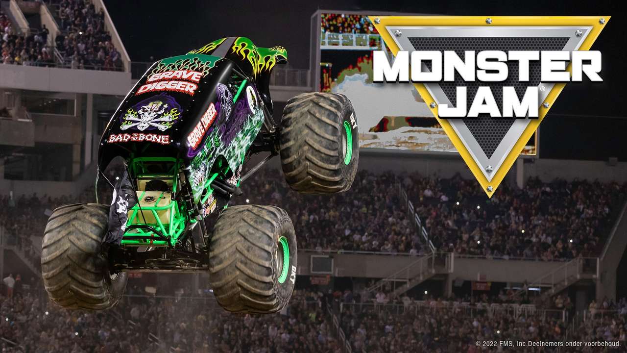 Monster Jam puzzle online ze zdjęcia